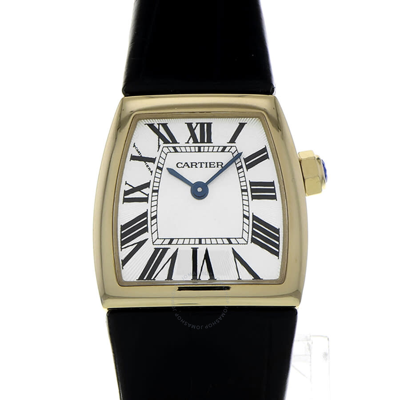 Cartier La Dona Silver Dial Ladies Watch W6400256 In Black / Gold / Gold Tone / Silver / Yellow