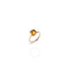 POMELLATO POMELLATO NUDO ROSE AND WHITE GOLD CITRINE RING SIZE 52 - SIZE 6 - PAB4030_O6000_000OV