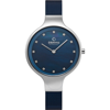 Obaku Classic Quartz Blue Dial Ladies Watch V173lxclml In Blue