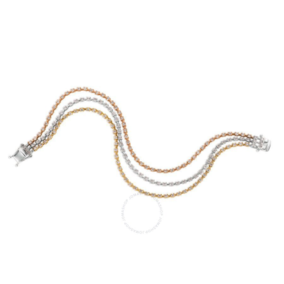 Le Vian Ladies Vanilla Diamonds Bracelets Set In 14k Tri Color Gold In Tri-color
