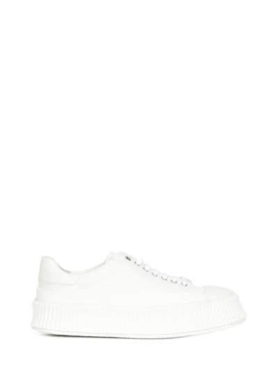 Jil Sander Sneakers  In Bianco