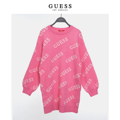 Guess 女式针织衫-q1bk34k2q43 In Pink