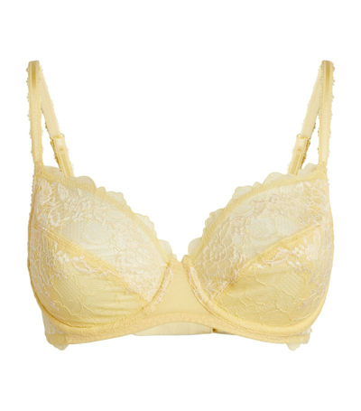 Wacoal Lace Perfection Underwire Bra In Yellow