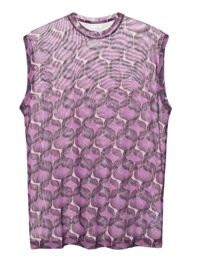 Dries Van Noten Printed Tank Top