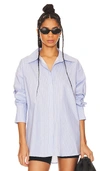Lioness Boyfriend Shirt In È“�è‰²æ�¡çº¹