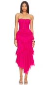 Nbd Sarita Gown In Å�£çº¢ç²‰