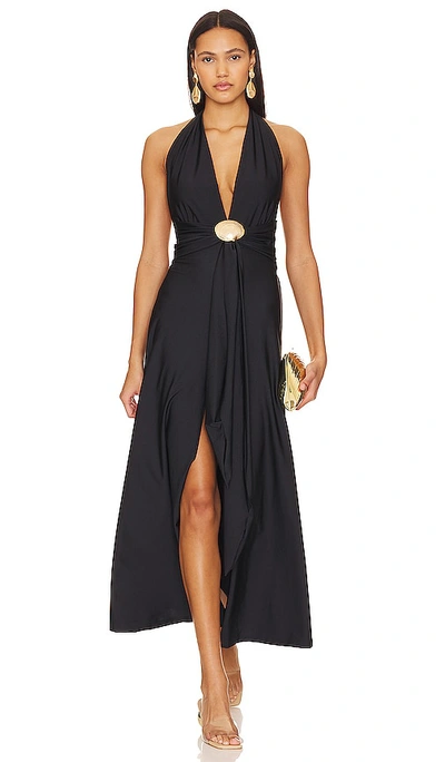 Shani Shemer Shelly Maxi Dress In É»‘è‰²