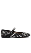 Steve Madden Vinetta-r Rhinestone Mary Jane Ballerina In Rhinestone