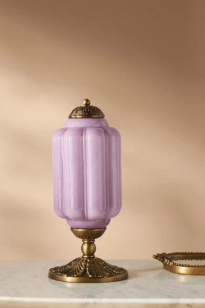 Anthropologie Eloise Table Lamp In Purple