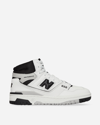 New Balance High-top Sneakers With Perforated Rubber Sole In White