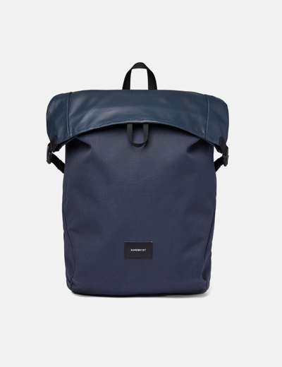 Sandqvist Alfred Backpack In Navy Blue