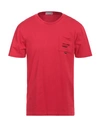 Daniele Alessandrini Homme Man T-shirt Red Size L Cotton