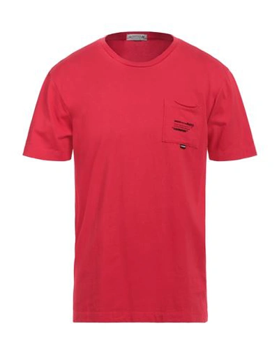 Daniele Alessandrini Homme Man T-shirt Red Size L Cotton