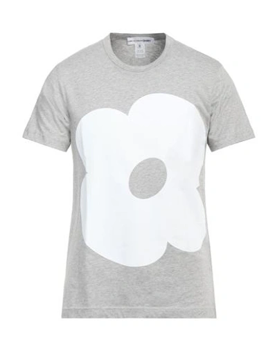Comme Des Garçons Shirt Man T-shirt Grey Size M Cotton