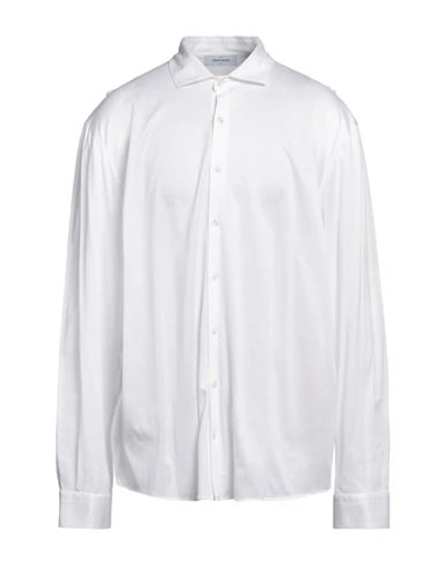 Gran Sasso Man Shirt White Size 48 Cotton