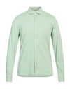 Gran Sasso Man Shirt Light Green Size M Cotton