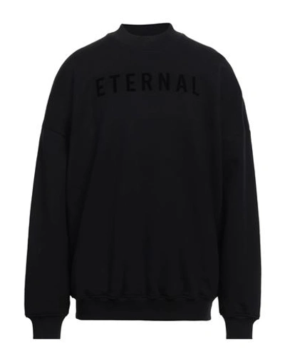 Fear Of God Man Sweatshirt Black Size Xl Cotton