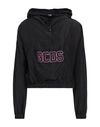 Gcds Woman Sweatshirt Black Size M Polyester In Black