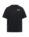 N°21 Man T-shirt Black Size S Cotton