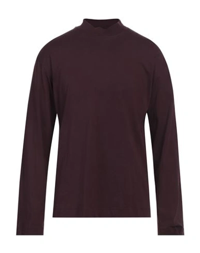 Dries Van Noten Man T-shirt Deep Purple Size Xl Cotton