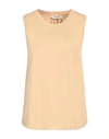 S Max Mara ' Woman Tank Top Sand Size M Cotton In Beige