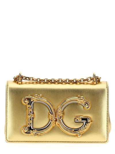 Dolce & Gabbana Dg Girls Crossbody Bags Gold