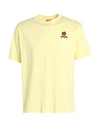 Kenzo Man T-shirt Light Yellow Size Xl Cotton