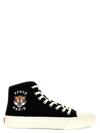Kenzo Logo Pattern High Upper Board Shoes
