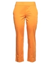 Emme By Marella Woman Pants Orange Size 10 Polyester, Viscose, Elastane In Orange