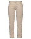 Emporio Armani Man Pants Beige Size 29w-34l Cotton, Elastane In Burgundy