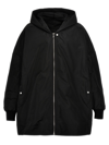 RICK OWENS JUMBO PETER CASUAL JACKETS, PARKA BLACK