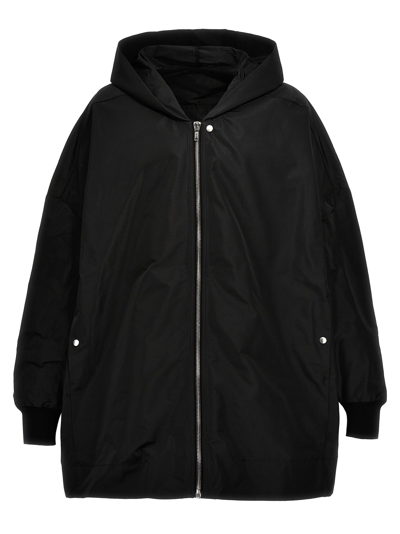 Rick Owens Jumbo Peter Casual Jackets, Parka Black