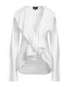Emporio Armani Woman Cardigan White Size L Linen