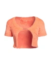 Jacquemus Woman Cardigan Orange Size 4 Polyamide, Elastane