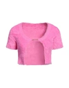 Jacquemus Woman Cardigan Pink Size 4 Polyamide, Elastane