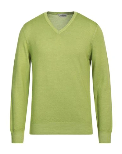 Gran Sasso Man Sweater Green Size 40 Virgin Wool