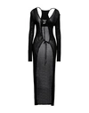 Andreädamo Andreādamo Openwork Long Cardigan In Black