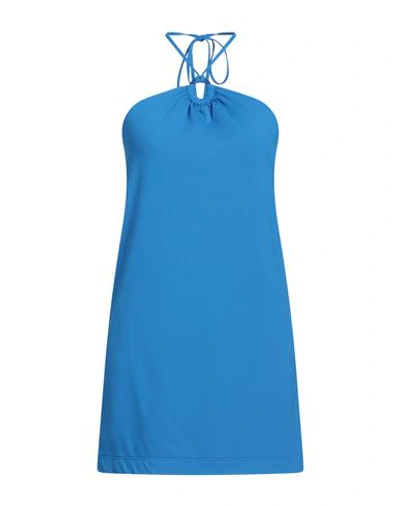 Fisico Cristina Ferrari Fisico Woman Mini Dress Blue Size S Polyamide, Elastane