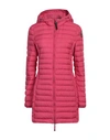 Parajumpers Woman Down Jacket Fuchsia Size Xl Polyester In Pink