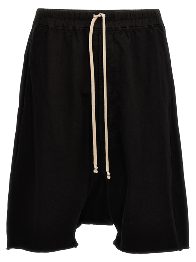 Drkshdw Cargobela Shorts Shorts In Black Cotton