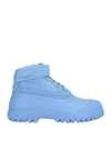 Diemme Man Ankle Boots Light Blue Size 10 Leather