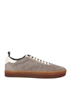 OFFICINE CREATIVE ITALIA OFFICINE CREATIVE ITALIA MAN SNEAKERS GREY SIZE 9 SOFT LEATHER