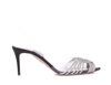 Aquazzura Gatsby 75 Crystal-embellished Sling Pumps In Black