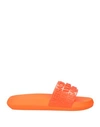 Versace Man Sandals Orange Size 8 Rubber