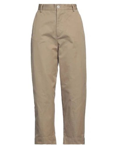 Sibel Saral Woman Pants Khaki Size S Cotton In Beige