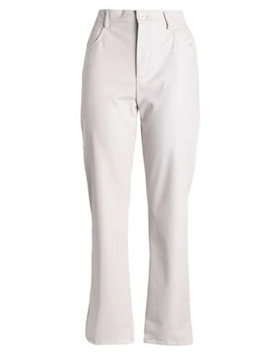 Vicolo Woman Pants Off White Size Xl Polyester, Polyurethane
