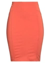 Pinko Woman Mini Skirt Rust Size 2 Viscose, Polyamide, Elastane In Red