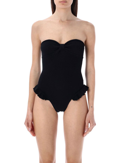 Reina Olga Laila One-piece Swimsuit In Black