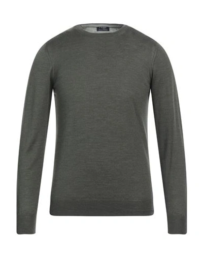 Barba Napoli Man Sweater Dark Green Size 46 Virgin Wool, Silk In Green