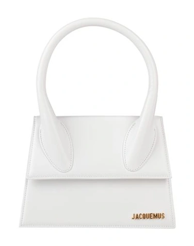 JACQUEMUS JACQUEMUS WOMAN HANDBAG WHITE SIZE - SOFT LEATHER